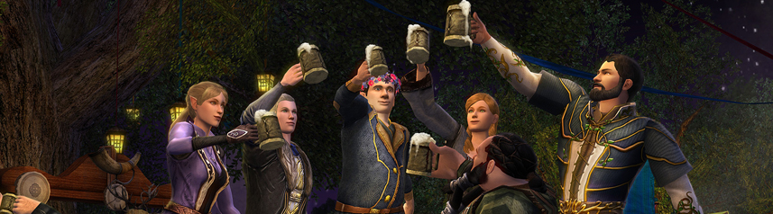 lord of the rings online 16th anniversary toast