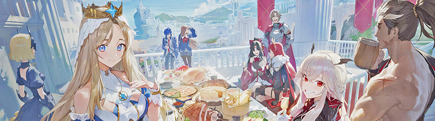 grand cross age of titans mmorts delicious feast