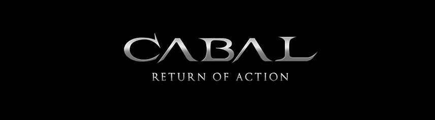 cabal return of action logo black bg