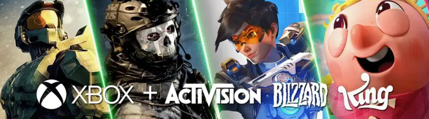 microsoft activision blizzard king banner