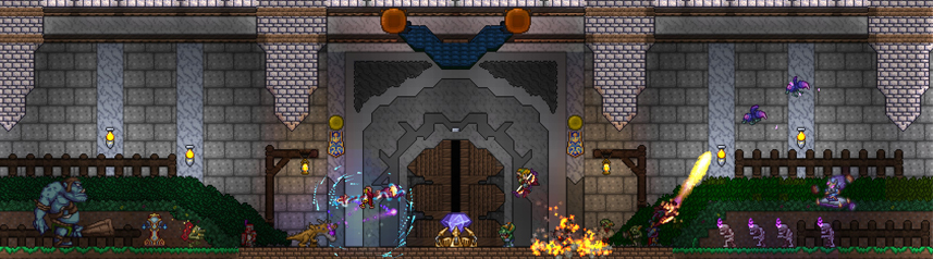 terraria castle map banner