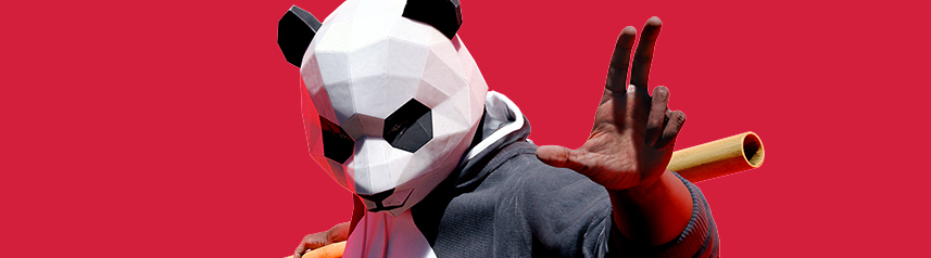 the finals panda outfit banner