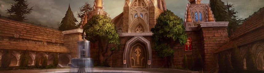 bannière du monastère écarlate de World of Warcraft