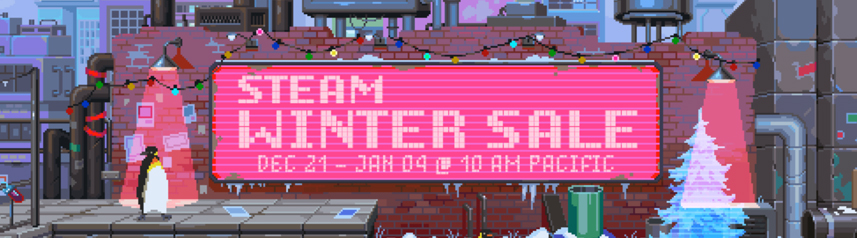 steam winter sale 2023 banner