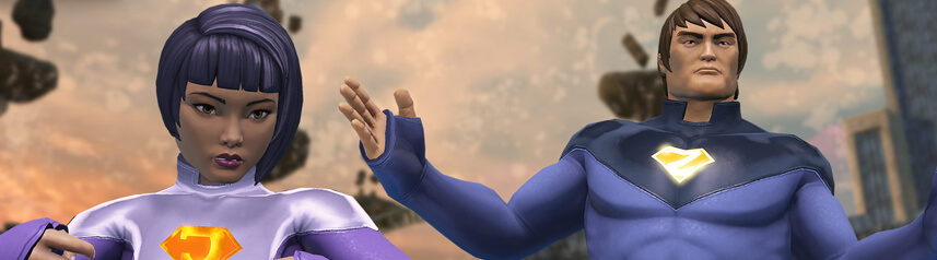 dc universe online wonder twins banner