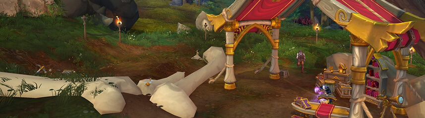 world of warcraft azerothian archives dig site banner