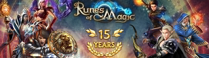 runes of magic 15th anniversary banner