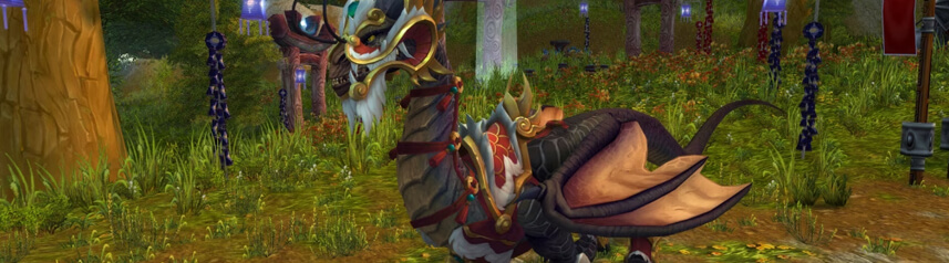 world of warcraft lunar festival dragon banner