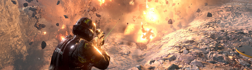 helldivers 2 laser explosion banner