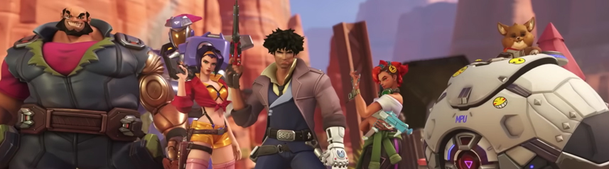 overwatch 2 cowboy bebop skins banner