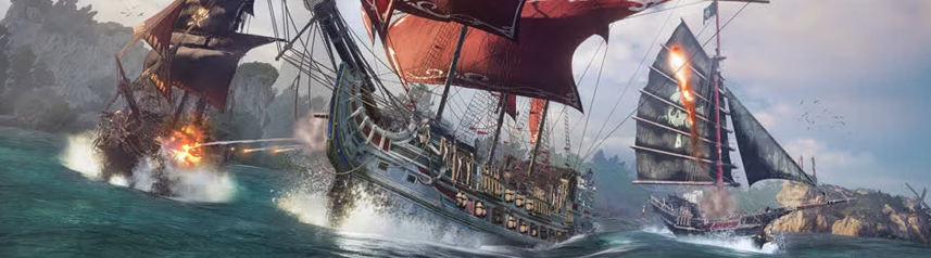 skull and bones sea skirmish banner