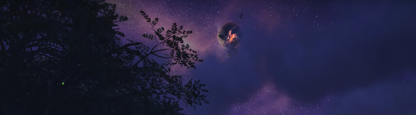 ashes of creation night sky banner