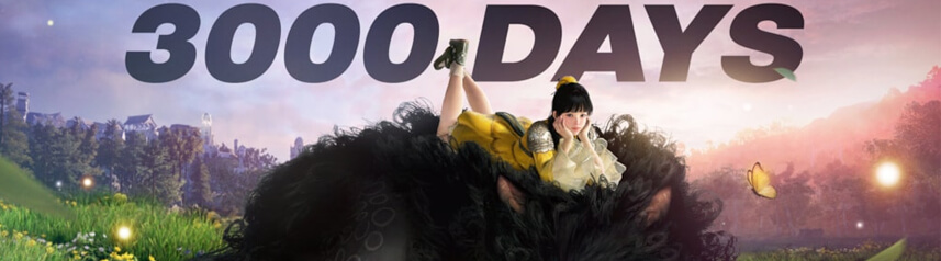 black desert online 3000 days banner