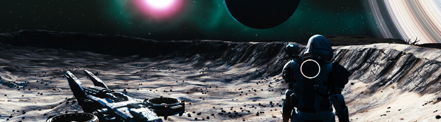 no man's sky lonely moon banner