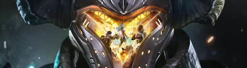 the first descendant helmet key art banner