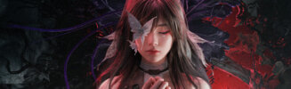 once human multiplayer survival game butterfly girl banner