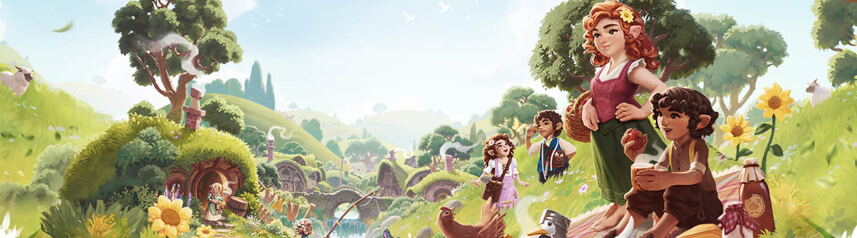 tales of the shire cozy multiplayer game key art