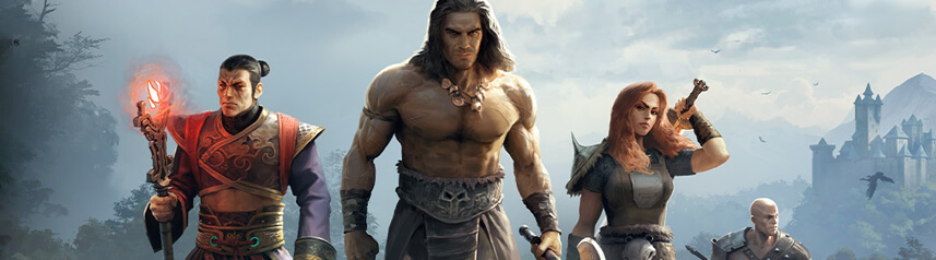 conan exiles survival mmo age of heroes key art