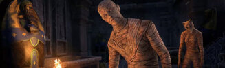 elder scrolls online mmorpg mummies banner