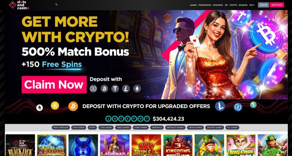 SlotsandCasino Homepage