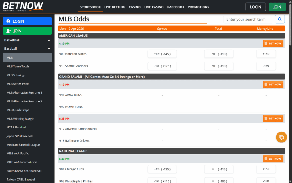 us betting sites - betnow
