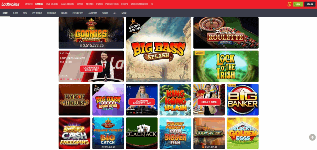 ladbrokes homepage - online casinos UK