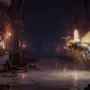 Magical bee mount hovering in elven training hall with spellbreaker armor and scattered props in WoW