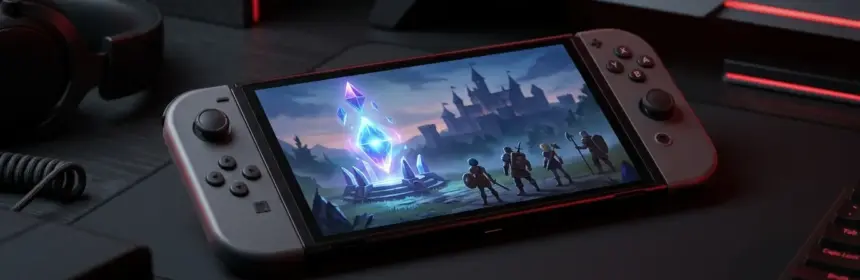 Nintendo Switch 2 showing a fantasy MMORPG world as its free FFXIV subscription period nears its end